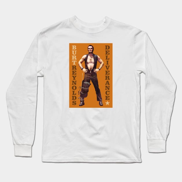 Burt Reynolds Long Sleeve T-Shirt by PLAYDIGITAL2020